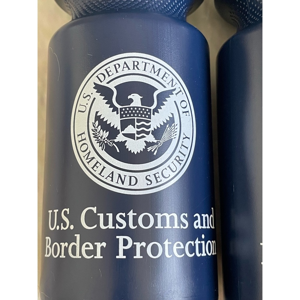 Set Of Two US Customs & Border Control Water Bottles - Picture 8 of 9